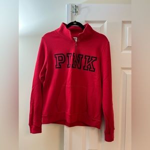 PINK Half-Zip Sweatshirt